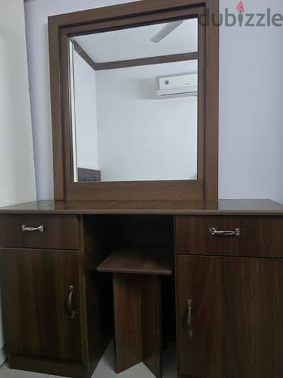 Dressing Table and Queen Size bed. ONLY 40 BD.