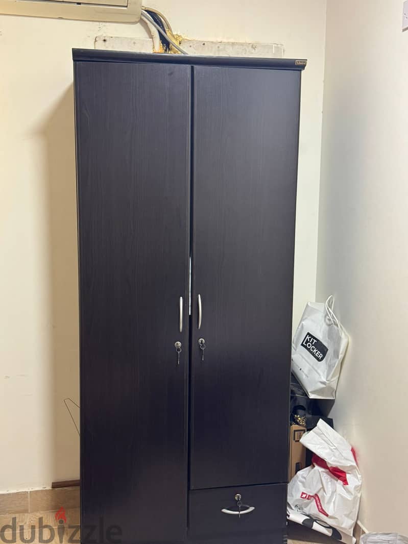 Single Bed with Mattress & Wardrobe for Sale - Great Condition! 1