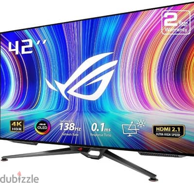 ASUS ROG SWIFT 41.5" 4k Oled Gaming Monitor (PG42UQ)