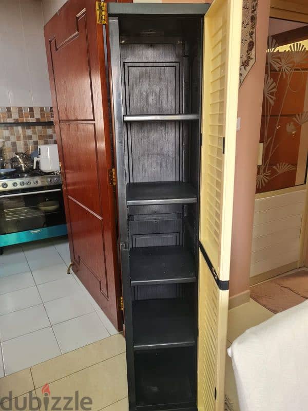 Single door plastic cupboard very good condition 1