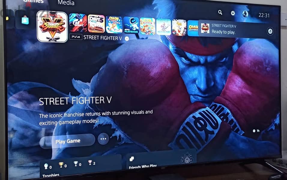 Street Fighter V PS4 PS5 Game Disc 3