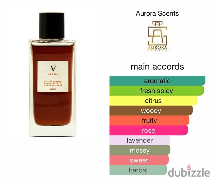 Aroma V Aurora Scents for men 0