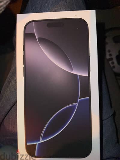 brand bew iPhone 16 pro max 256gb black titanium