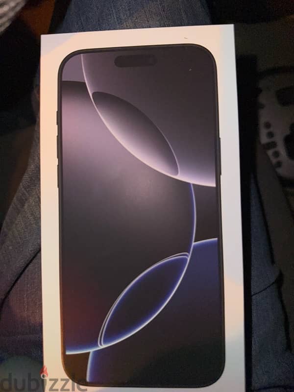 brand bew iPhone 16 pro max 256gb black titanium 0