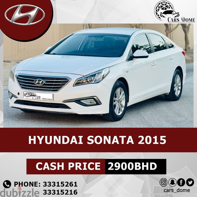 Hyundai Sonata 2015 2.0L هيونداي سوناتا 8