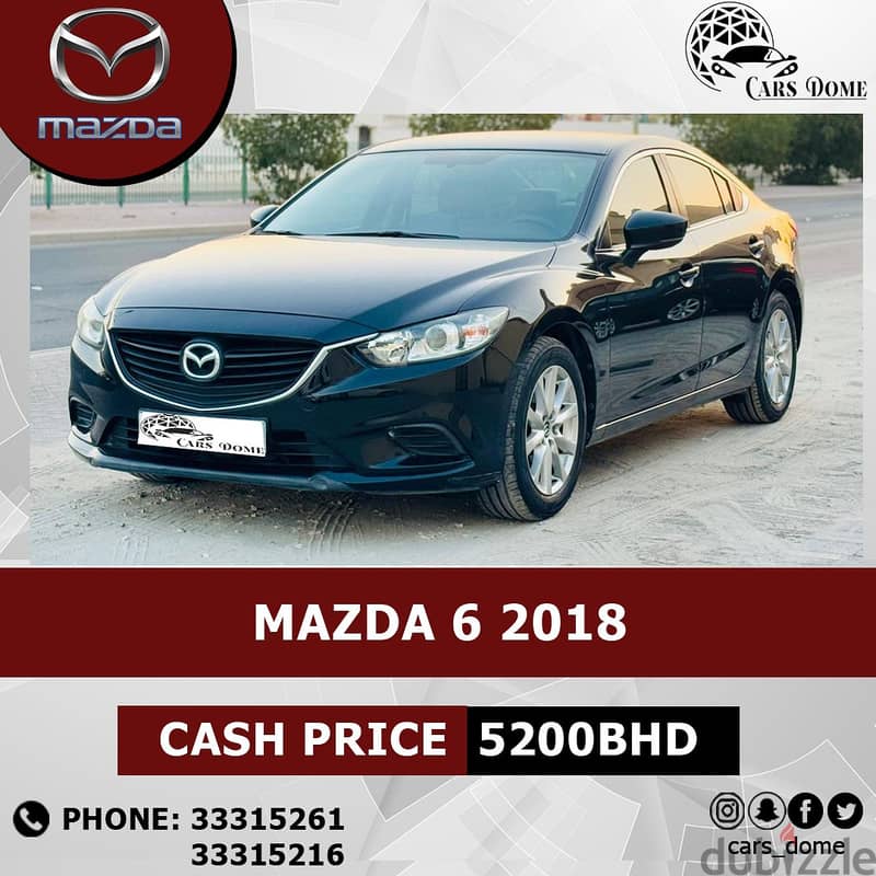 Mazda 6 مازدا 2018 Low Mileage 8