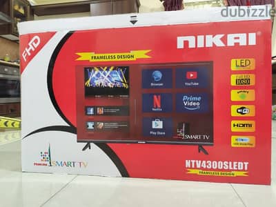 niKAI smart TV 43 size for sale