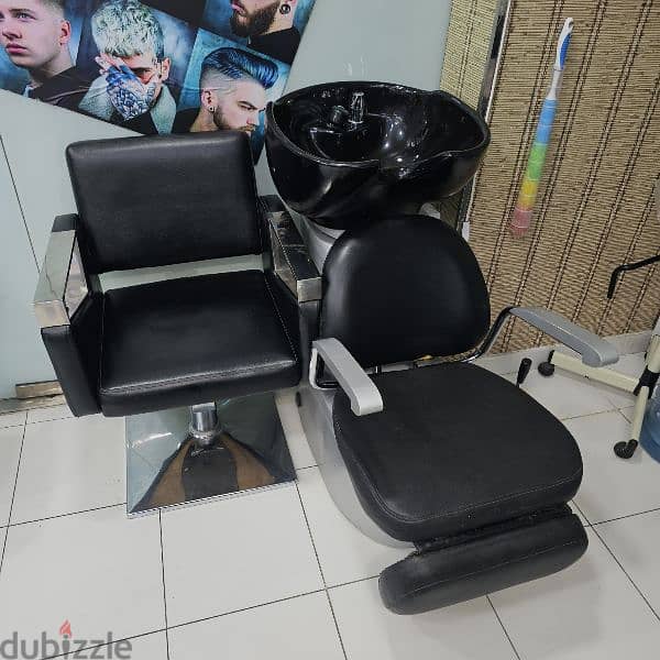 Salon Styling Chair and Hair Wash Chair Good condition 5