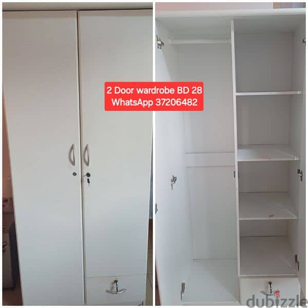 Large size 2 door wardrobe and other items for sale 3