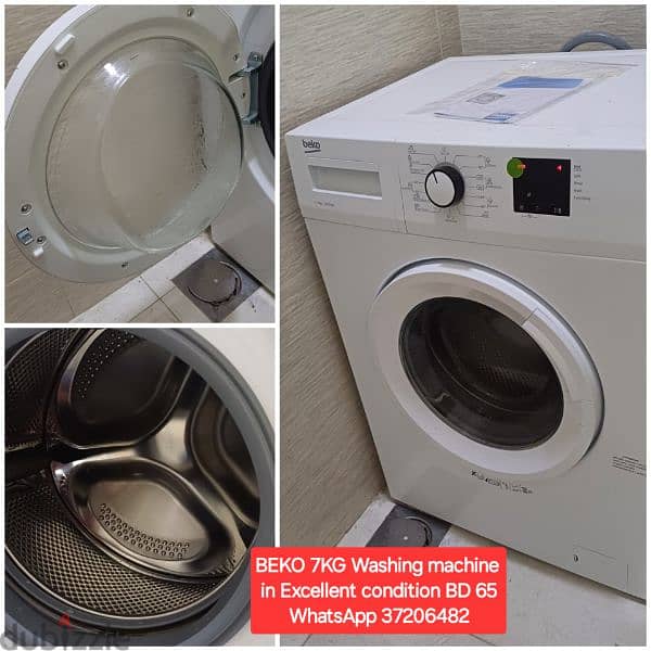 Toshiba 10 kg washing machine and other items for sale 9