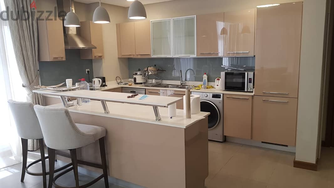 شقة مفروشة للايجار بالسيف, Fully furnished flat for rent in Seef 3