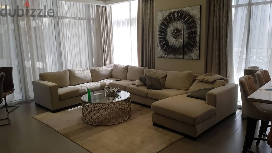 شقة مفروشة للايجار بالسيف, Fully furnished flat for rent in Seef 4