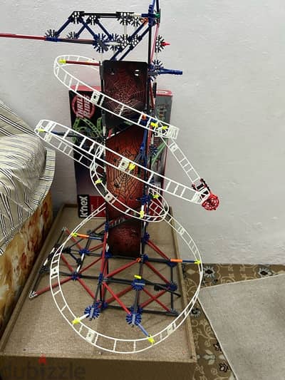 K’NEX Thrill Rides Web Weaver Roller Coaster Building Set TESTED