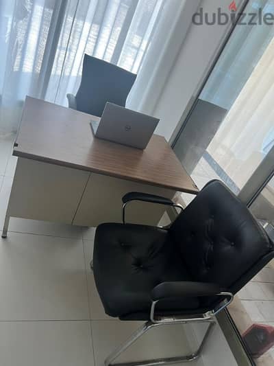 excellent condition office furniture, tables and chairs