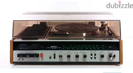 VINTAGA SONY STEREO MUSIC SYSTEM PHONOGRAPH CASSETTE&STEREO