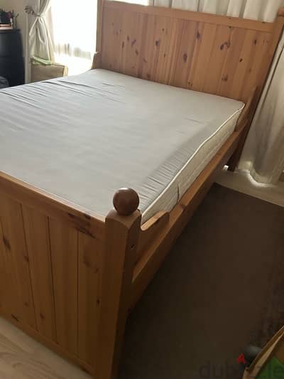 double bed size from IKEA