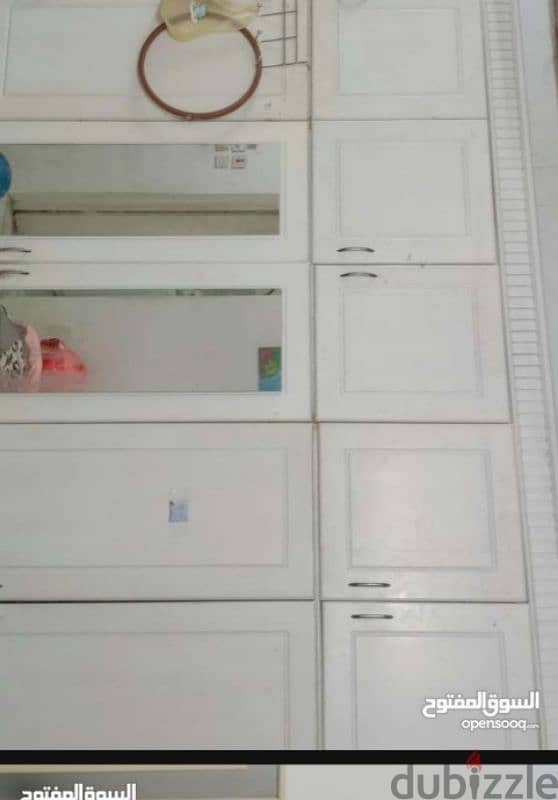 big beautiful white cupboard for sale 0