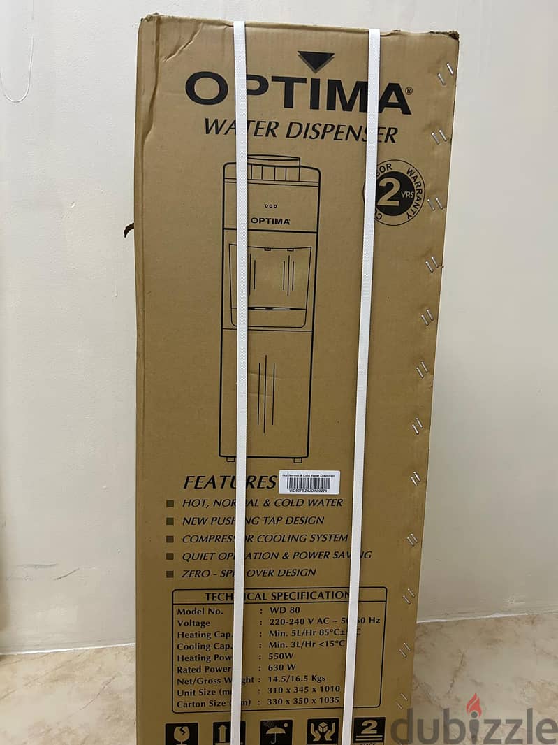 Optima Water Dispenser 3 Tap WD80 0