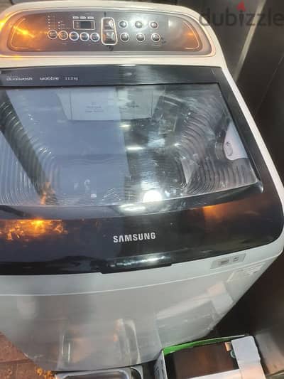 Samsung active dual wash machine