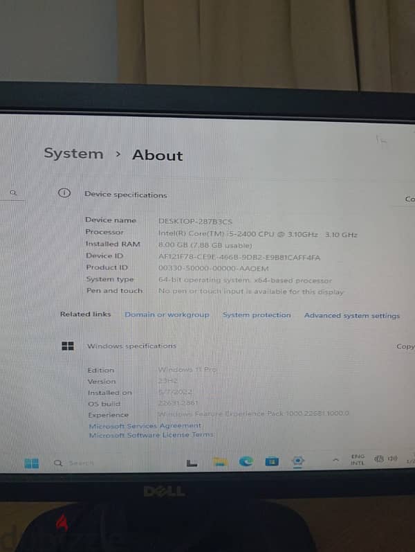 DELL OPTIPLEX 990 CORE I5 WITH MONITOR 1