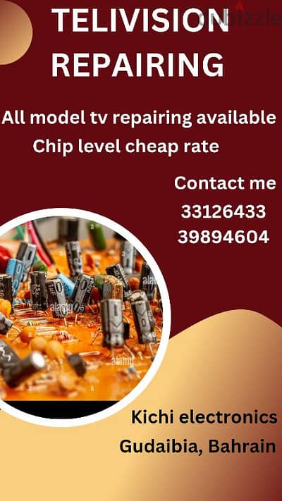 SAMSUNG, SONY, THOSHIBA, PHILIPS,LG . . ALL TYPE TV REPAIRING