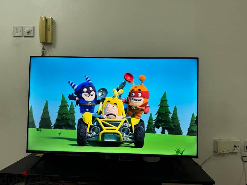 Very less used- Hisense 50" smart TV 4K with 3 yr replacement warranty 0