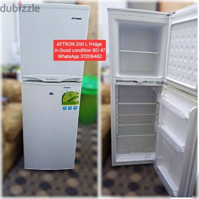 AFTRON 200 L Fridge and other items for sale with Delivery