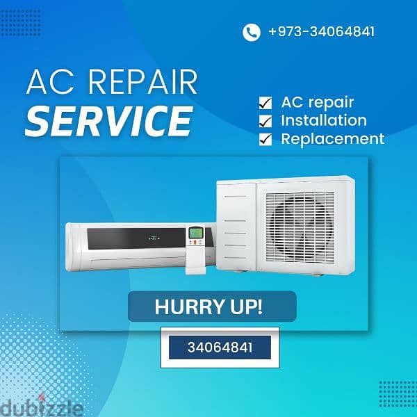 AC repair and service fixing and remove 0