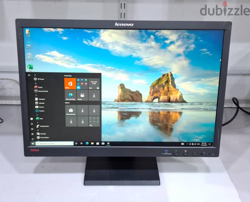 Year End Sale LENOVO ThinkVision 22" Full HD Wide Monitor Good Working 2