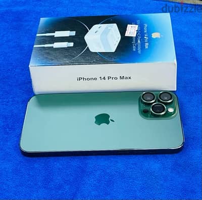 iPhone 13 Pro Max Green color 512 Gb battery health 100 very good