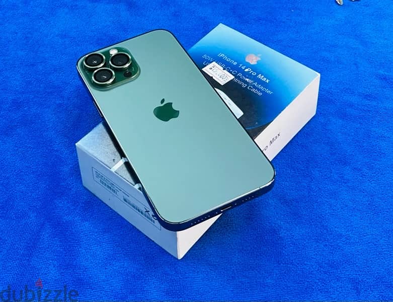 iPhone 13 Pro Max Green color 512 Gb battery health 100 very good 1