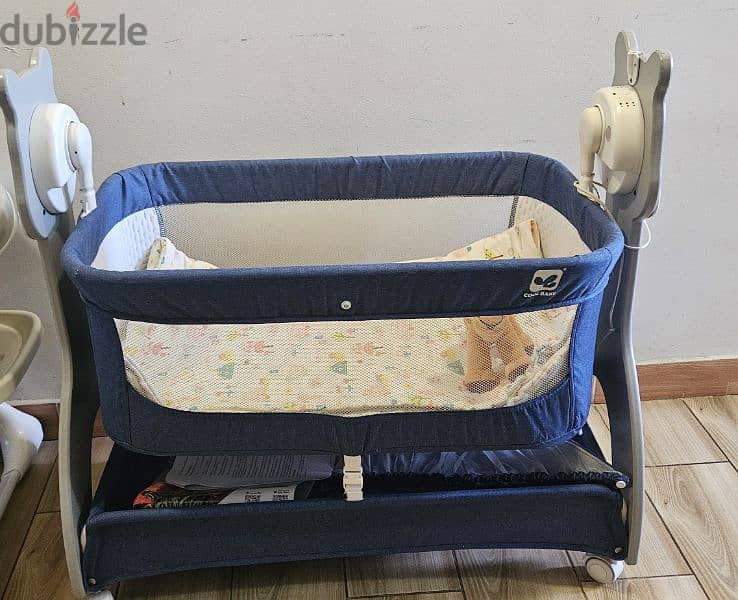 Baby Cot with remote control Swing and Music 3