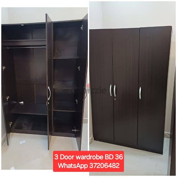 Single wooden bed & 2 Door wardrobe & other items for sale 9