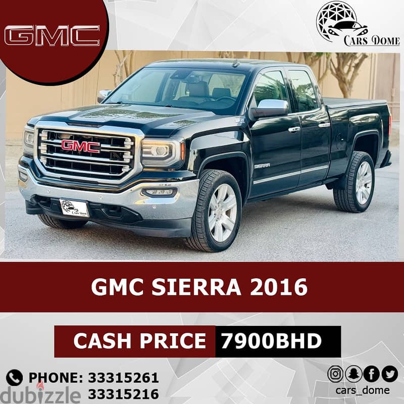 GMC Sierra 2016 4x4 One And Half Door Pickup جي ام سي سييرا 9