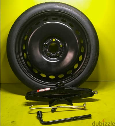 TOYOTA SUPRA SPARE TIRE 19" WITH JACK KIT FITS:2019 - 2025 MODELS