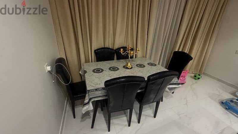 6 seater Black dining 5