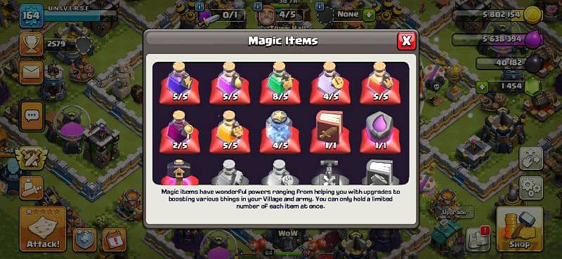 clash of clan Townhall 13 ( 5 BD ONLY ) 1