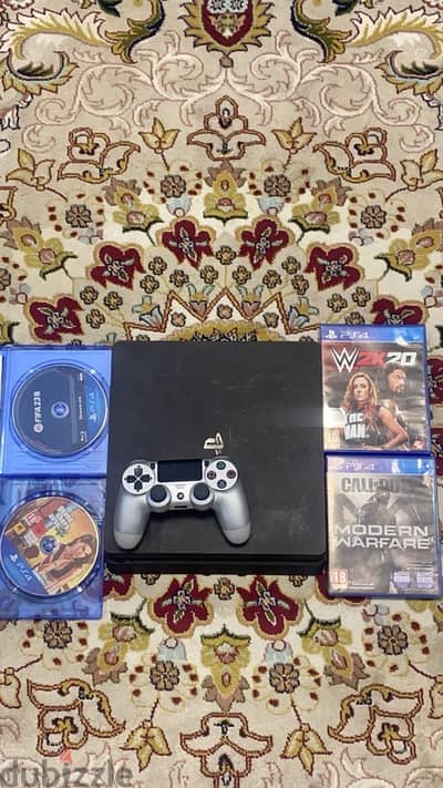 Ps4slim same like new with CD