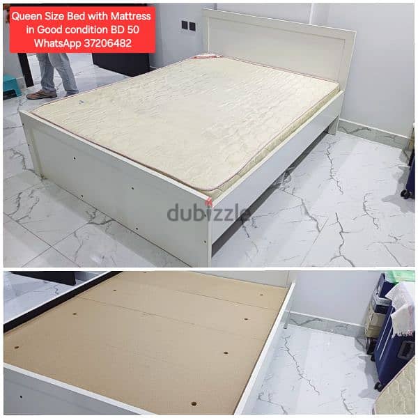 King size Bed frame and other items for sale with Delivery 10