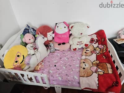 Toddler bed for sale, with mattress