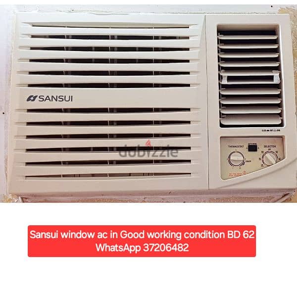 Chigo 1.5 Ton Star window ac and other acs for sale with fixing 3