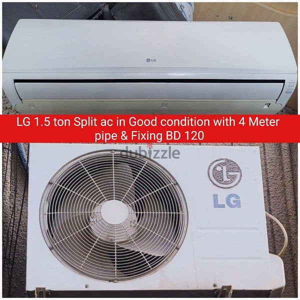 Chigo 1.5 Ton Star window ac and other acs for sale with fixing 10