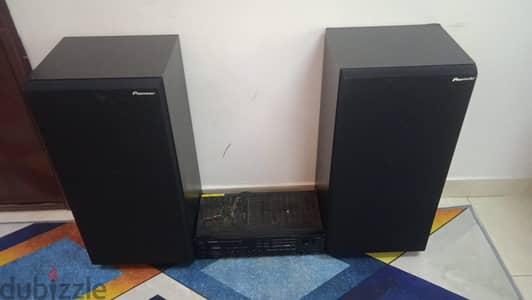 Kenwood amp & pioneer 3way spekaer 50BD