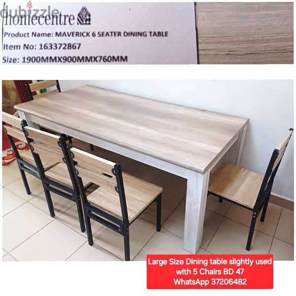 Multipurpose table and other items for sale with Delivery 1