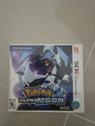 Pokemon ultra moon 3ds Game (with case)