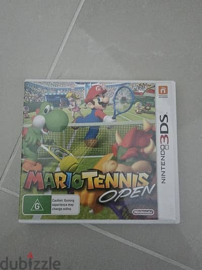 Mario Tennis 3ds game with case