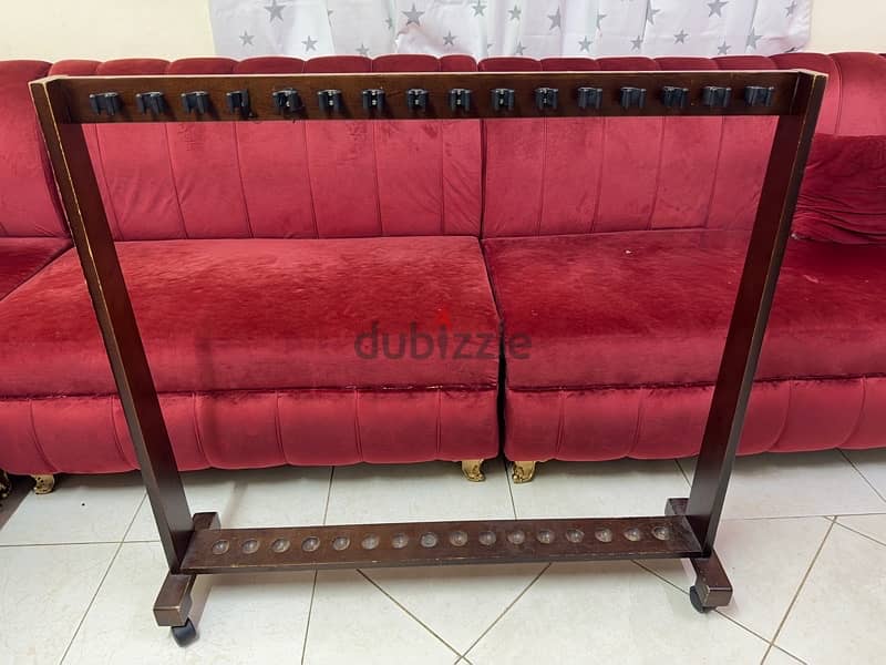 billiard cue stand 2