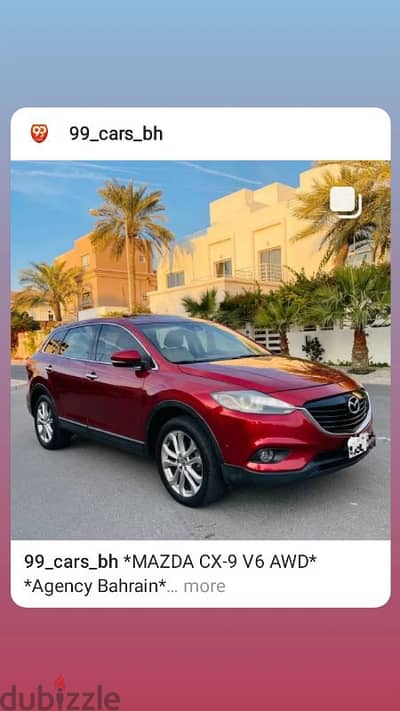 Mazda CX-9 2013 model for sale. . . .