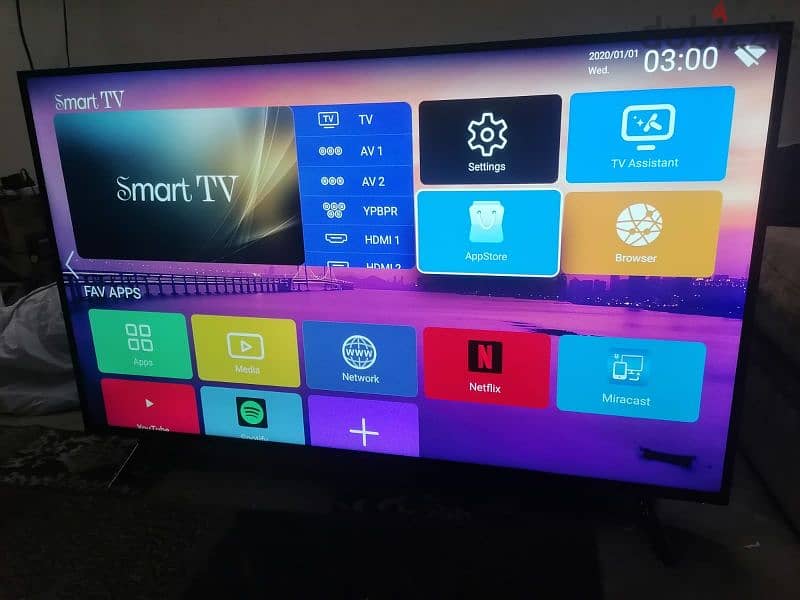 4k smart 60 inches brand starsat 3