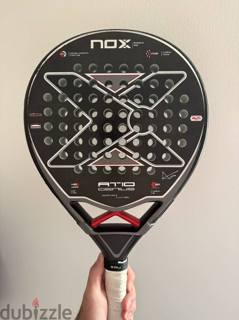 NOX AT10 Genius 18K by Agustín Tapia 2023 – Premium Padel Racket 0